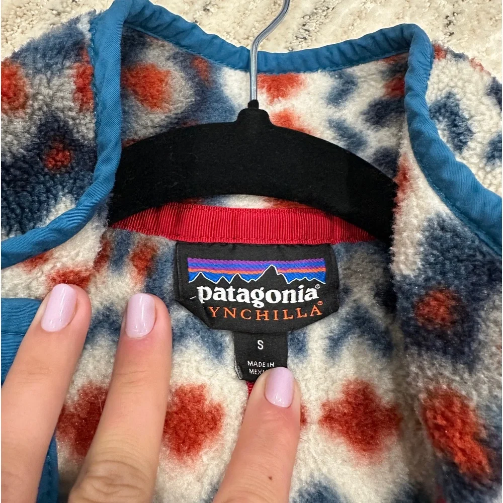 🚫SOLD🚫Patagonia Synchilla Snap T Fleece Pullover Cliff Underwater Blue - Picture 5 of 6